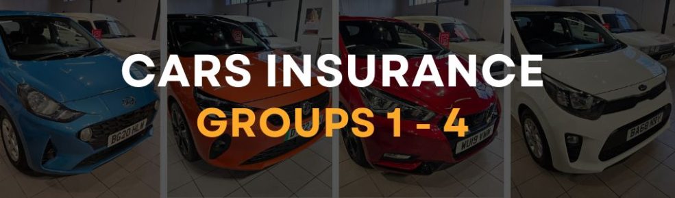 Car in Insurance Groups 1, 2, 3, 4